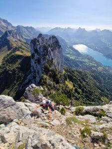 alpinisme dent de lanfon annecy thones