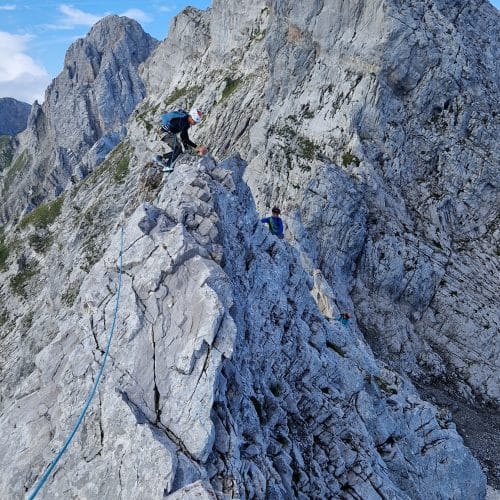 arete sw pointe des verts refuge de gramusset alpinisme le grand-bornand