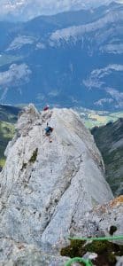 arete du doigt pointe percee alpinisme refuge de gramusset le grand-bornand
